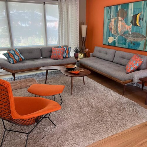 Kidney Bean Coffee Table | Large | Walnut